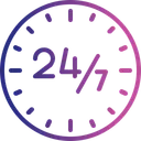 24 Hour Service Icon