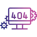 404 Page Not Found Icon