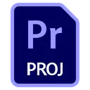 Adobe Premiere Pro File Pr Proj Icon