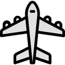 Aeroplane Airplane Plane Icon