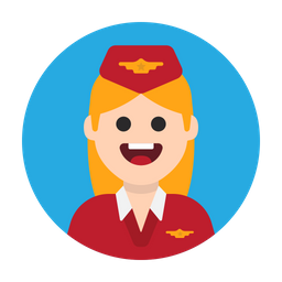 Air Hostess Icon
