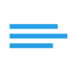 Align Icon - Download in Colored Outline Style