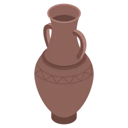 Ancient Vase Icon - Download in Isometric Style