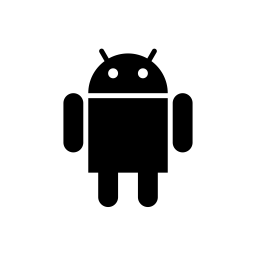 Android Logo Icon - Download in Glyph Style