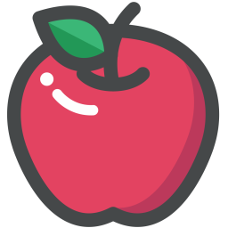 Apple Icon of Colored Outline style - Available in SVG, PNG, EPS, AI & Icon fonts