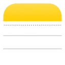 Apple Note Notes Icon