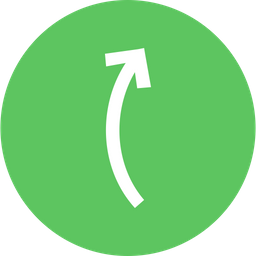 Arrow, Arrows, Curve, Up, Right Icon png