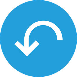 Arrow, Arrows, Turn, Down, Way, Sign Icon png