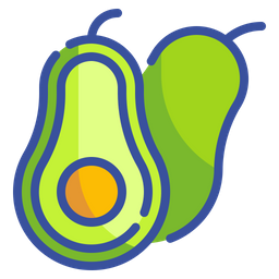 Avocado Icon Of Colored Outline Style Available In Svg Png Eps Ai Icon Fonts