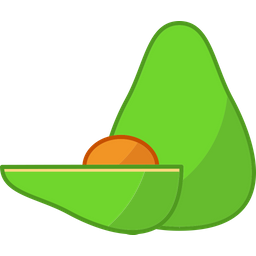 Avocado Icon Of Colored Outline Style Available In Svg Png Eps Ai Icon Fonts