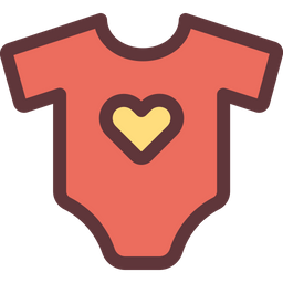 Baby Dress Icon - Download In Colored Outline Style