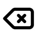 Back Key Backspace Icon