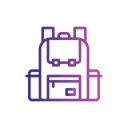 Bag Adventure Backpack Icon