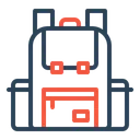 Bag Adventure Backpack Icon
