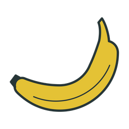 Banana Fruit Calories Vitamin Icon Of Colored Outline Style Available In Svg Png Eps Ai Icon Fonts