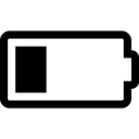 Battery Quarter Charge Icon