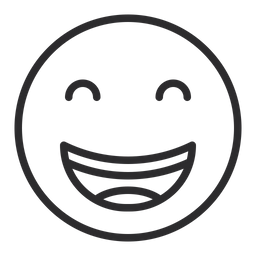 Beaming Face With Smiling Eyes Emoji Icon