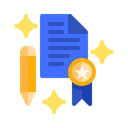 Essay Award Award Certificate Icon