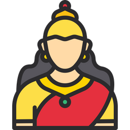 bharat mata icon of colored outline style available in svg png eps ai icon fonts bharat mata icon of colored outline