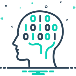 Binary Mind Icon
