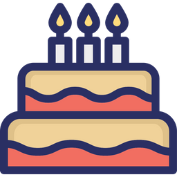 Download Free Birthday Cake Icon Of Colored Outline Style Available In Svg Png Eps Ai Icon Fonts