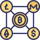 Blockchain Blockchain Transaction Cryptocurrency Icon