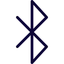 Bluetooth B Technology Logo Social Media Logo Icon