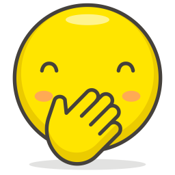 Free Blush Emoji Icon  of Colored Outline style Available 