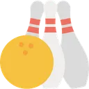 Alley Pins Bowling Ball Bowling Game Icon