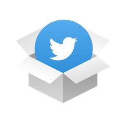 Box Twitter Icon Download In Isometric Style