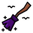 Broom Magic Witchcraft Icon