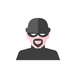 Burglar Icon - Download in Flat Style