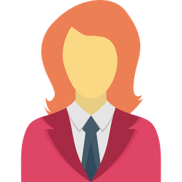 Download Business woman Icon of Flat style - Available in SVG, PNG, EPS, AI & Icon fonts