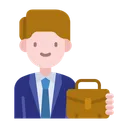 Businessman Manager Employee Icon