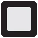 Button Geometric Square Icon