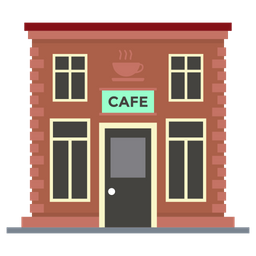 Cafeteria Icon - Download in Flat Style