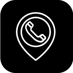 Call location Icon - Download in Line Style