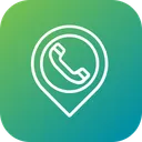 Place Location Telephone Icon