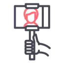Camera Stick Icon