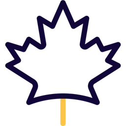 Canadian Maple Leaf Logo Icon