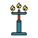 Candle Stand Decoration Icon