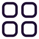 Category Menu Ecommerce Icon