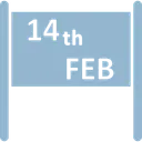 Celebration Happy Valentine Love Day Icon