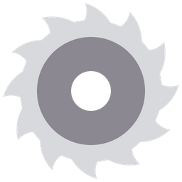 Chain saw wheel Icon