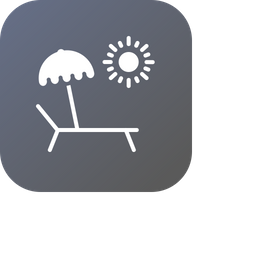 Chilling Icon - Download in Glyph Style