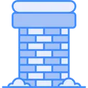 Chimney Rooftop Snow Icon