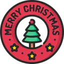 Christmas Badge Icon