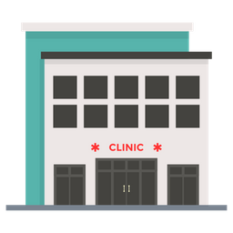 Clinic Icon - Download in Flat Style