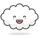 Cloud Happy Smiley Icon
