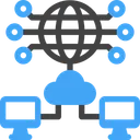 Network Data Analysis Icon